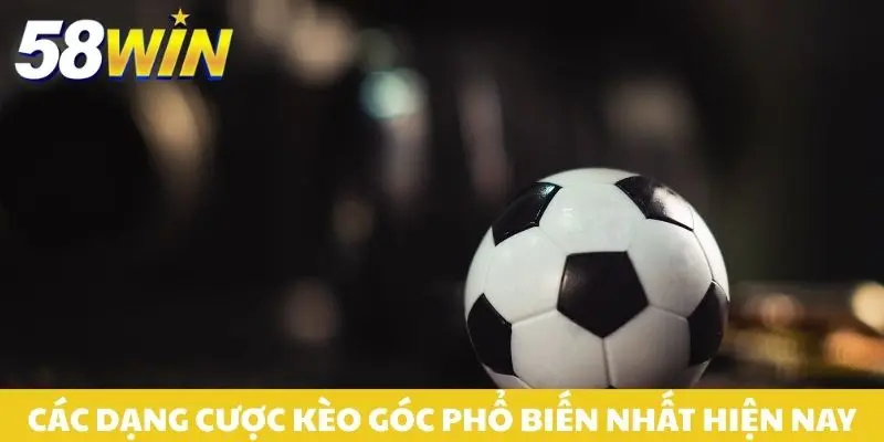 Các dạng cược phạt góc phổ biến nhất hiện nay