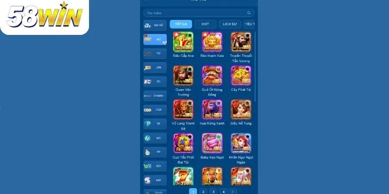 Nổ hũ Jili sảnh game được đông đảo hội viên ưa chuộng tại 58win