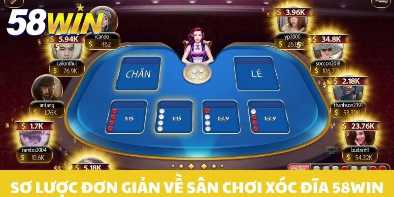 Sơ lược đơn giản về sân chơi xóc đĩa 58win