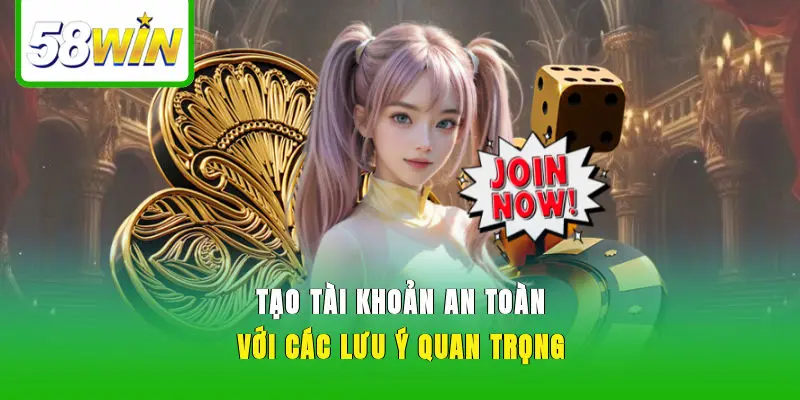 Tạo tài khoản an toàn với các lưu ý quan trọng